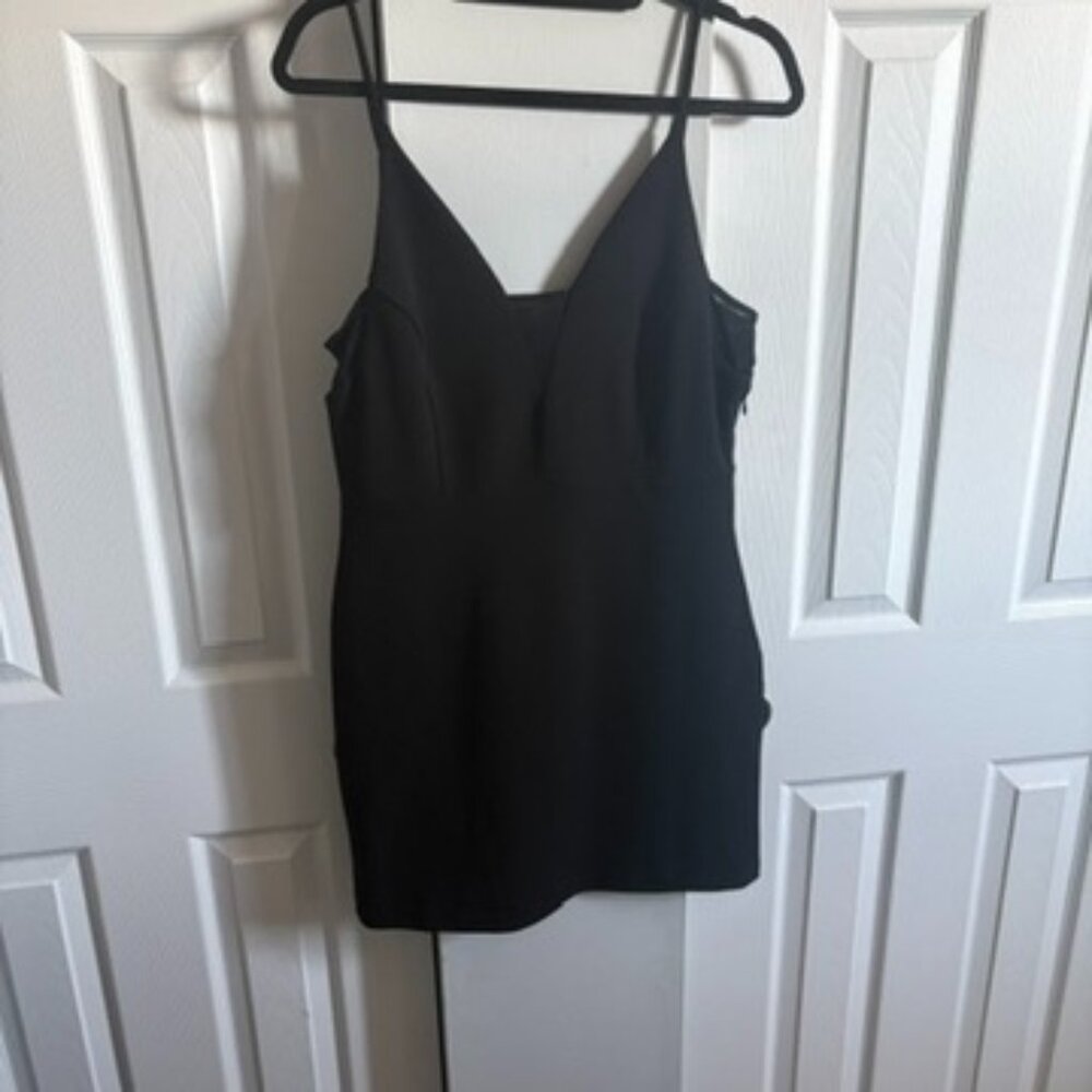 Express black mini dress